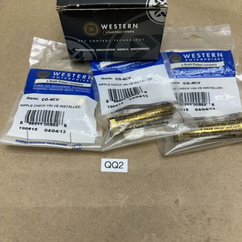 (3) Western CO-4CV Nipple Check Valves Fast Shipping! + Warranty Main Image