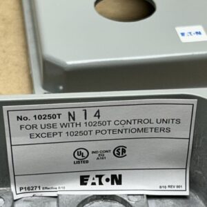 Eaton 10250T N14 Metal Enclosure (4) Holes NNB Fast Shipping! + Warranty - Image 4