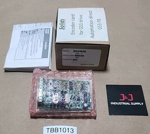 *BRAND NEW* AutomationDirect GS3-FB Encoder Card For GS3 Drive + Warranty! Main Image