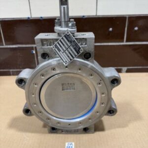 Tufline 321 ST2-N 6” Stainless Butterfly Valve 100PSI Shaft-17-4PH Seat-PTFE - Image 1