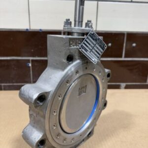 Tufline 321 ST2-N 6” Stainless Butterfly Valve 100PSI Shaft-17-4PH Seat-PTFE - Image 2