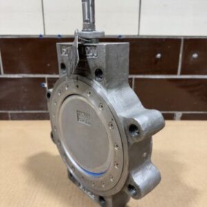 Tufline 321 ST2-N 6” Stainless Butterfly Valve 100PSI Shaft-17-4PH Seat-PTFE - Image 3