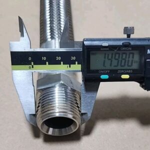 *NEW* Unbranded Braided Stainless Steel Flexible Hose 1" Pipe 316SS 34" Warranty - Image 5