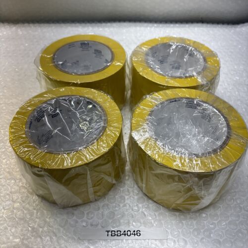 ** New Yellow ULINE S-659 Vinyl Safety Tape 3" x 36 Yds (Qty Of 4)# Main Image