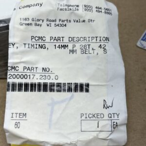 PCMC 2000017.230.0 Timing Pulley 14MM P 28 Teeth NNB Fast Shipping! + Warranty - Image 6