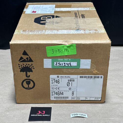 BRAND NEW- Allen Bradley 1746-A4 Ser B 4-Slot Rack SLC500 || FAST SHIPPED 🇺🇸 Main Image