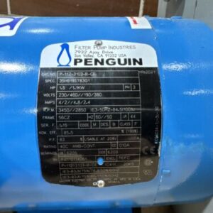 Penguin P-1 1/2 Filter Pump P-112-3103-B-CE 1.5HP 230/460V ~ Warranty - Image 6