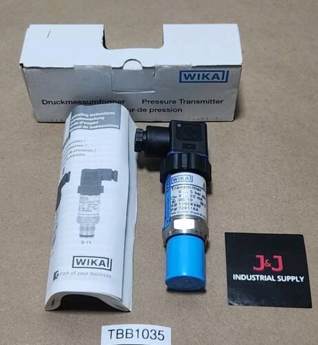 *NEW* Wika 7261164 Pressure Transmitter S-11 0-5Bar 4-20mA 10-30Vdc + Warranty! Main Image