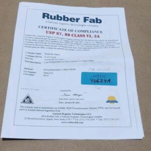 NEW [25] Webb Bio-Pharm A40MPGR-TF-250-E 2.5" PTFE/EPDM Tuf-Flex Gasket Warranty - Image 8