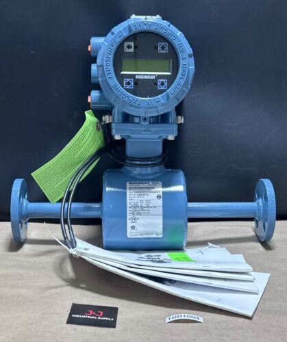 BRAND NEW- Rosemount 8732EMT1A1M4 W/ 8705TSA005S1W0B3H2Q8 Magnetic Flowtube Main Image