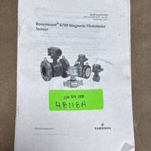 BRAND NEW- Rosemount 8732EMT1A1M4 W/ 8705TSA005S1W0B3H2Q8 Magnetic Flowtube - Image 6