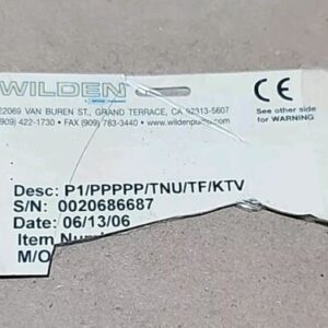 *PREOWNED* Wilden P1/PPPPP/TNU/TF/KTV Diaphragm Pump 125Psig Inlet + Warranty! - Image 12