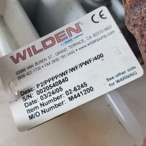 *PREOWNED* Wilden P2/PPPP/WF/WF/PWF/400 Air Diaphragm Pump 1" 🇺🇸 + Warranty! - Image 3
