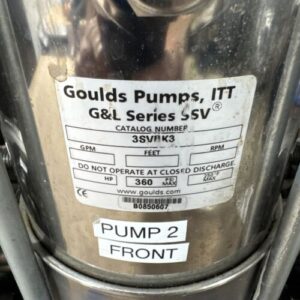 Goulds 3SVBK3 Vertical Pump 208-230/460V 3HP Warranty 🇺🇸 - Image 6