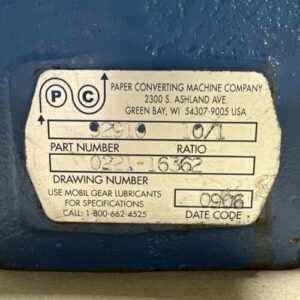 NEW SURPLUS- PCMC / Hub City 0221-16362 10:1 Ratio Gear Reducer 92910 + WARRANTY - Image 3