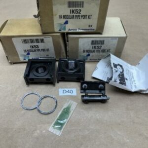 (3) MODULAR PIPE PORT KIT 1/4" IK52 ARROW PNEUMATICS (One Kit Missing 0 Rings) - Image 1