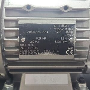 *PREOWNED* Becker ABF63/2B-7RQ Vacuum Pump 0.29Hp 115V 60Hz 3320Rpm + Warranty! - Image 3