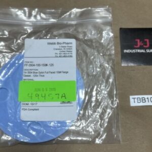 (2) Garlock FF-3504-100-150#-.125 1β 3504 Gylon Full Faced Flange Gasket πΊπΈ - Image 1