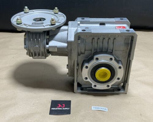 NEW SURPLUS- Bonfiglioli VF/W 30/63 U P63 B14 1200:1 + VF30 P1 P63B5 40:1 Assy Main Image