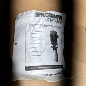 *NEW Grundfos CRK8-30 U-W-A-AUUV Model B42Z98103 Coolant Pump 3HP 53GPM - Image 5