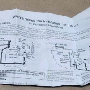 *NEW SURPLUS* Watts LF70A ¾" Lead Free Brass Mixing Valve 150Psi 70A + Warranty! - Image 7