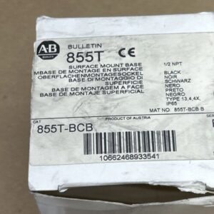Allen Bradley Surface Mount Base w/ 1/2 NPT Black 855T-BCB *New Open Box* - Image 6