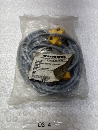 ** NEW TURCK VB2-WS 4.4T-2/2RK 4.4T-0.6/1.2/S651 RECEPTACLE U0980-72 # Main Image