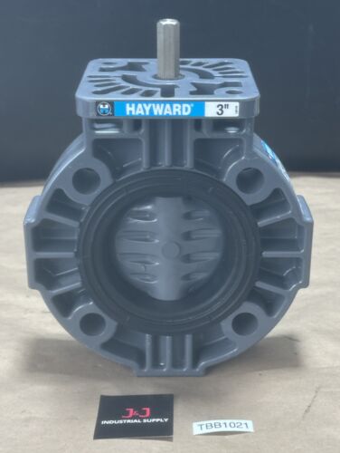 NEW SURPLUS- Hayward 3" Butterfly Valve Body PVC Disc PVC Stem 316SS Liner EPDM Main Image
