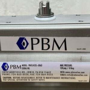 PBM, PAVCL453S-0063, Pneumatic Actuator 120 PSIG NNB Fast Shipping! + Warranty - Image 3