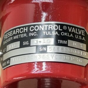 NEW- Badger Meter Research Control Valve 1002GCN36SVCSDEP36 3-15PSIG || WARRANTY - Image 2