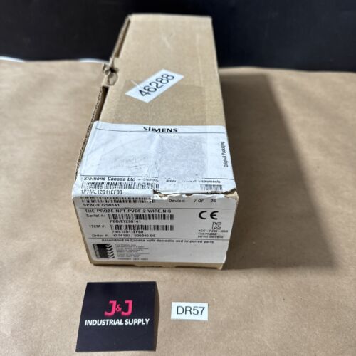 New Siemens THE Probe 1P7ML12011EF00 NPT, PVDF 2 Wire NIS Warranty 🇺🇸 Main Image