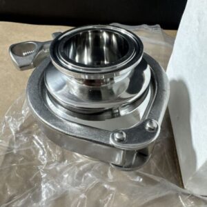 New DFT Sanitary Check Valve 2106EP QC 1-1/2" 150CWP 316L Vert Flow Warranty - Image 3