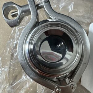 New DFT Sanitary Check Valve 2106EP QC 1-1/2" 150CWP 316L Vert Flow Warranty - Image 4