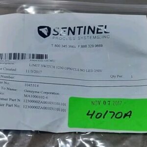 *NEW* Gemu 1230000ZA001031101101 Limit Switch Relay 24Vdc 250Vac + Warranty! - Image 2
