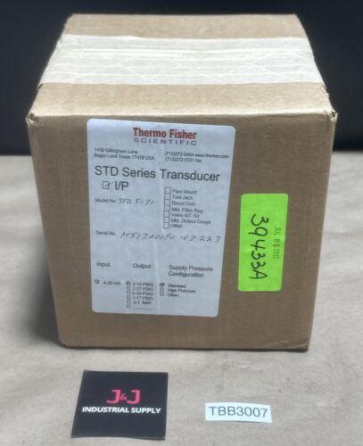 NEW SEALED- Thermo Fisher Scientific STD Series Transducer I/P STD-5131 3-15PSI Main Image