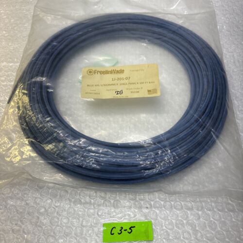 ** New Freelin-Wade 1J-201-07 Blue NYL 5/32 4MM x .106 2.7MM x100’&Warranty# Main Image