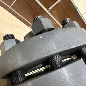 *NEW* Kerkau Flange Assembly 4 900# WN ORIF RF XH A105 w/.75 Side Taps - Image 3