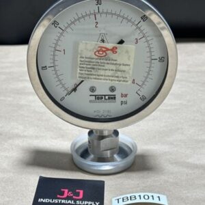 NEW SURPLUS- TopLine Model SP74-00 Pressure Gauge, 0-60PSI, 2β Sanitary πΊπΈ - Image 1