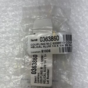 ** New Helical Alum Coupling M-C 1/4"X-1/4" 28”-LB 6208K13 Fast Shipping # - Image 2