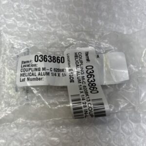 ** New Helical Alum Coupling M-C 1/4"X-1/4" 28”-LB 6208K13 Fast Shipping # - Image 3