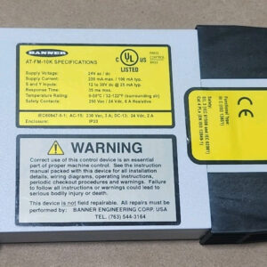 *PREOWNED* Banner AT-FM-10K Machine Safety Two-Hand Control Module + Warranty! - Image 3