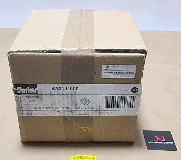 *SEALED SURPLUS* Parker RA31 L1 00 Transair 3" Aluminum Flange Adapter +Warranty Main Image
