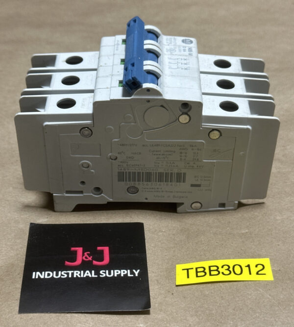PREOWNED- Allen Bradley 1489-M3D060 Ser. D 277V 6A Molded Case Circuit Breaker Main Image
