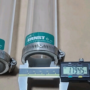 *NEW* [2] John C. Ernst 40677 Level Indicator Sight Glass 10" Long + Warranty! - Image 3