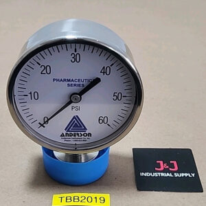 *NEW* Anderson EM069011621321A1000 Pharmaceutical Series Gauge 0-60Psi +Warranty - Image 1