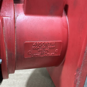 Hubbell 4100R7W Watertight Pin and Sleeve Receptacle 100A 480VAC ~ Warranty - Image 6