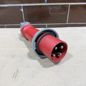 Hubbell 4100P7W Watertight Pin and Sleeve Plug 100A 480VAC ~ Warranty - Image 2