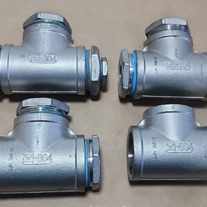 *NEW SURPLUS* [4] G13AB NPT Swing Check Valve Stainless Steel 1-1/2" + Warranty! - Image 2