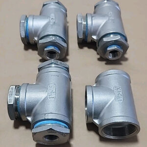 *NEW SURPLUS* [4] G13AB NPT Swing Check Valve Stainless Steel 1-1/2" + Warranty! - Image 4