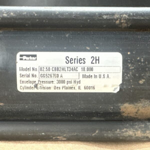 NEW SURPLUS Parker Series 2H 02.50 CBB2HLT34AC 18.000 Hydraulic Cylinder 3000PSI - Image 2
